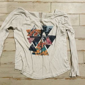 Billabong white medium long sleeve